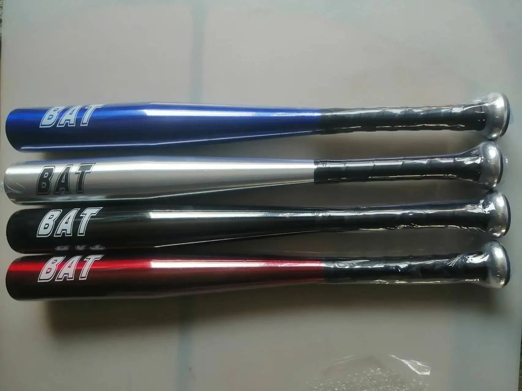 Aluminum Alloy Thickened Baseball Bat and Softball Gloves Ball 20Inch Four Colors Outdoor Sports Home Person Self-Defense Gear
