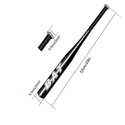 Aluminum Alloy Thickened Baseball Bat and Softball Gloves Ball 20Inch Four Colors Outdoor Sports Home Person Self-Defense Gear